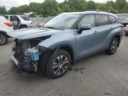 Salvage cars for sale from Copart Assonet, MA: 2021 Toyota Highlander XLE