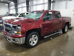 Salvage cars for sale at Ham Lake, MN auction: 2015 Chevrolet Silverado K1500 LT