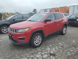 Salvage cars for sale at Cahokia Heights, IL auction: 2019 Jeep Compass Sport