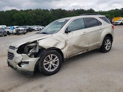 Salvage cars for sale at Florence, MS auction: 2016 Chevrolet Equinox LT