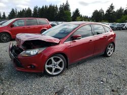 Salvage cars for sale from Copart Graham, WA: 2014 Ford Focus Titanium