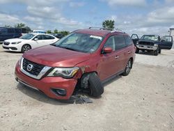 Salvage cars for sale from Copart Kansas City, KS: 2017 Nissan Pathfinder S