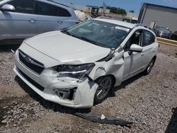 Salvage cars for sale at Hueytown, AL auction: 2017 Subaru Impreza Premium