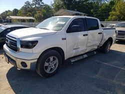 Salvage cars for sale from Copart Savannah, GA: 2012 Toyota Tundra Crewmax SR5