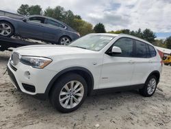 Salvage cars for sale at Mendon, MA auction: 2016 BMW X3 XDRIVE28I