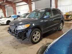 Salvage cars for sale from Copart Lansing, MI: 2012 Hyundai Santa FE Limited