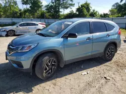 Honda salvage cars for sale: 2016 Honda CR-V SE