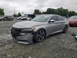 Salvage cars for sale at Mebane, NC auction: 2019 Honda Accord Sport