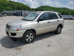 Salvage cars for sale at Ellwood City, PA auction: 2009 KIA Sportage LX