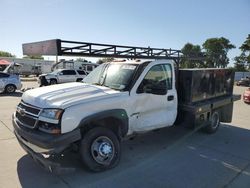 Salvage trucks for sale at Sacramento, CA auction: 2005 Chevrolet Silverado C3500