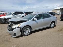 Salvage cars for sale at Brighton, CO auction: 2012 Toyota Camry Base