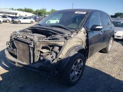 Salvage cars for sale from Copart Sacramento, CA: 2007 Acura MDX