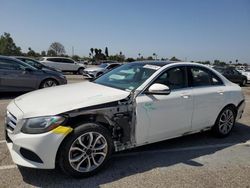 Salvage cars for sale from Copart Van Nuys, CA: 2017 Mercedes-Benz C300