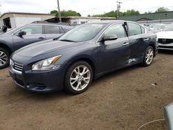 Salvage cars for sale at New Britain, CT auction: 2012 Nissan Maxima S