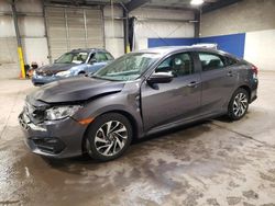 Salvage cars for sale at Chalfont, PA auction: 2018 Honda Civic EX