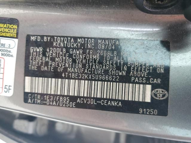 2005 Toyota Camry LE