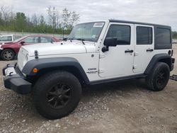 Salvage cars for sale at Leroy, NY auction: 2015 Jeep Wrangler Unlimited Sport