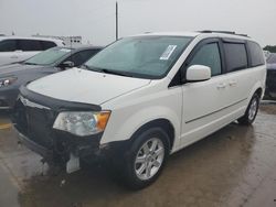 Salvage cars for sale at Grand Prairie, TX auction: 2010 Chrysler Town & Country Touring