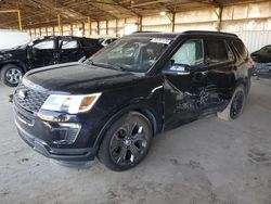 Salvage cars for sale at Phoenix, AZ auction: 2018 Ford Explorer Sport