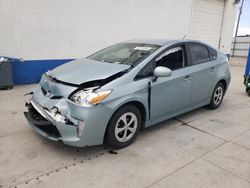 Salvage cars for sale from Copart Farr West, UT: 2015 Toyota Prius