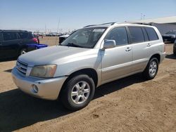 Salvage cars for sale from Copart Brighton, CO: 2003 Toyota Highlander