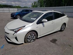 Salvage cars for sale at Dunn, NC auction: 2016 Toyota Prius