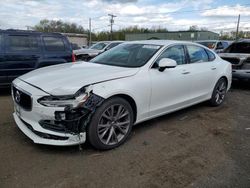 Salvage cars for sale at New Britain, CT auction: 2018 Volvo S90 T5 Momentum
