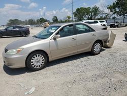 Salvage cars for sale at Riverview, FL auction: 2002 Toyota Camry LE