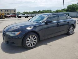 Salvage cars for sale at Wilmer, TX auction: 2015 Audi A6 Premium Plus