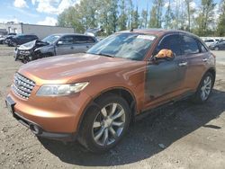Salvage cars for sale from Copart Arlington, WA: 2003 Infiniti FX35