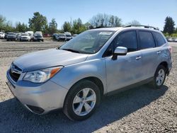 Subaru Forester 2.5i Premium salvage cars for sale: 2015 Subaru Forester 2.5I Premium