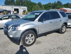 Salvage cars for sale at Mendon, MA auction: 2010 GMC Acadia SLE