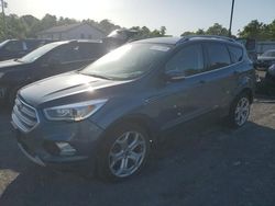Salvage cars for sale at York Haven, PA auction: 2018 Ford Escape Titanium