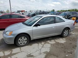 Salvage cars for sale at Indianapolis, IN auction: 2003 Honda Civic LX