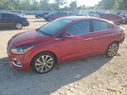 Hyundai Accent Limited salvage cars for sale: 2022 Hyundai Accent Limited