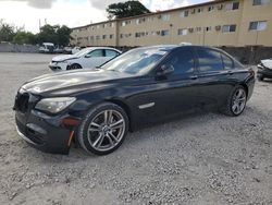 Vehiculos salvage en venta de Copart Opa Locka, FL: 2015 BMW 740 LI