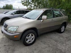 Salvage cars for sale from Copart Arlington, WA: 2002 Lexus RX 300