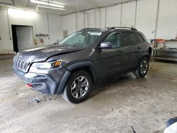 Salvage cars for sale at Madisonville, TN auction: 2019 Jeep Cherokee Trailhawk