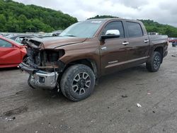 Toyota Tundra Crewmax Limited salvage cars for sale: 2017 Toyota Tundra Crewmax Limited