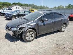 Vehiculos salvage en venta de Copart York Haven, PA: 2015 Honda Civic LX