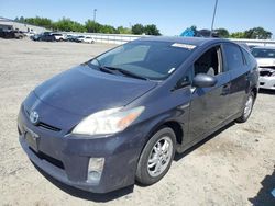 Salvage cars for sale at Sacramento, CA auction: 2010 Toyota Prius