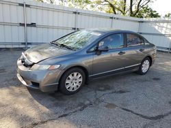 Salvage cars for sale at West Mifflin, PA auction: 2010 Honda Civic VP