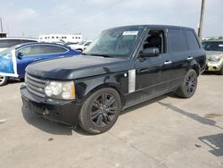 Salvage cars for sale at Grand Prairie, TX auction: 2006 Land Rover Range Rover HSE