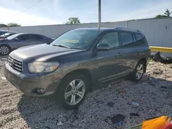 Salvage cars for sale at Franklin, WI auction: 2008 Toyota Highlander Sport