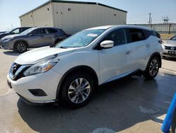 Salvage cars for sale from Copart Haslet, TX: 2017 Nissan Murano S