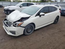 Salvage cars for sale at Bowmanville, ON auction: 2017 Subaru Impreza Limited