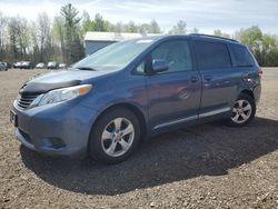 Salvage cars for sale from Copart Bowmanville, ON: 2013 Toyota Sienna LE
