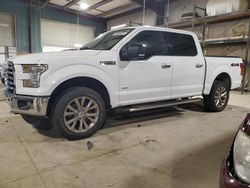 Salvage cars for sale at Eldridge, IA auction: 2016 Ford F150 Supercrew