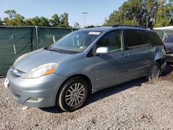 Salvage cars for sale at Riverview, FL auction: 2009 Toyota Sienna XLE