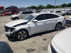 Salvage cars for sale at Sacramento, CA auction: 2018 Honda Accord EXL